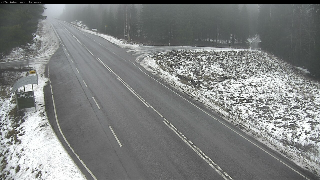 Weather Camera Image Väg 24 Kuhmois, Patavesi, Kuhmoinen, Pirkanmaa
