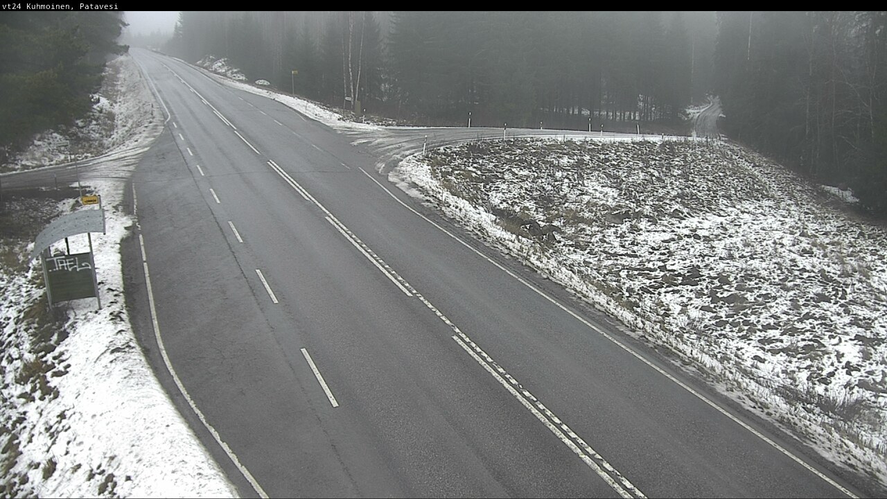 Weather Camera Image Väg 24 Kuhmois, Patavesi, Kuhmoinen, Pirkanmaa