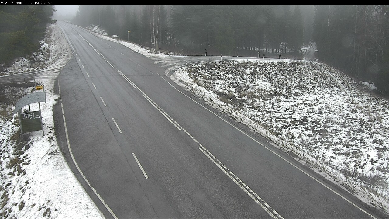 Weather Camera Image Väg 24 Kuhmois, Patavesi, Kuhmoinen, Pirkanmaa