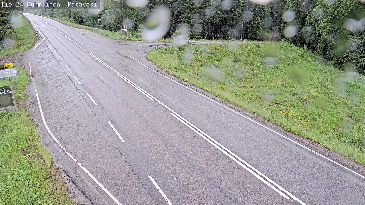 Weather Camera Image Väg 24 Kuhmois, Patavesi, Kuhmoinen, Pirkanmaa