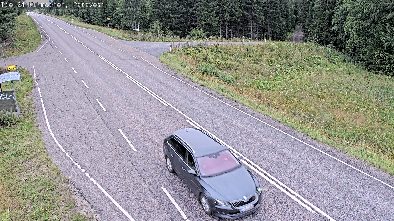 Weather Camera Image Väg 24 Kuhmois, Patavesi, Kuhmoinen, Pirkanmaa