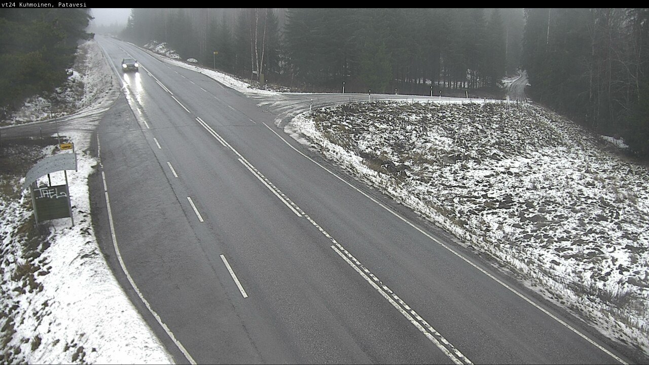 Weather Camera Image Väg 24 Kuhmois, Patavesi, Kuhmoinen, Pirkanmaa