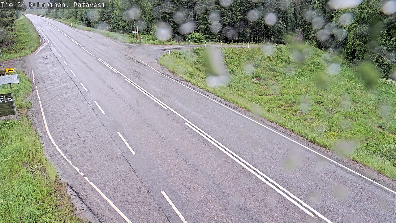 Weather Camera Image Väg 24 Kuhmois, Patavesi, Kuhmoinen, Pirkanmaa