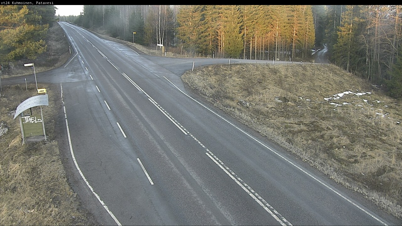 Weather Camera Image Road 24 Kuhmoinen, Patavesi, Kuhmoinen, Pirkanmaa