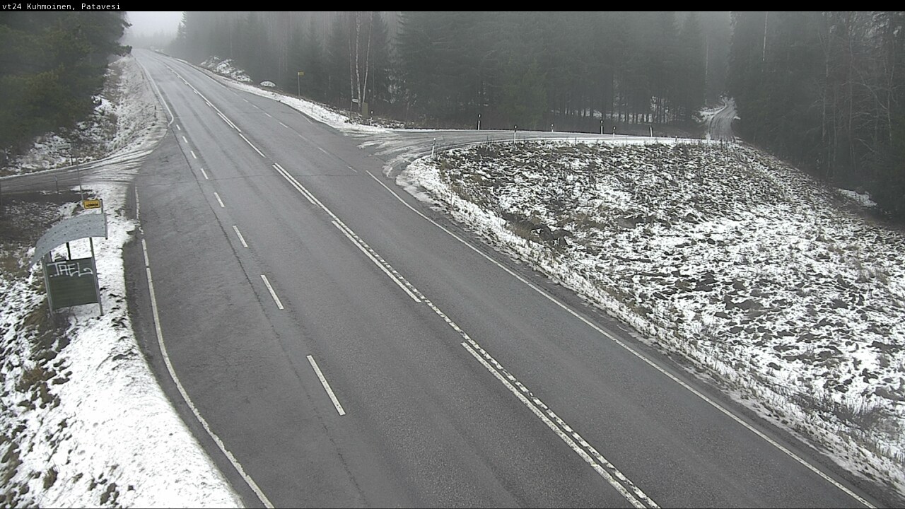 Weather Camera Image Väg 24 Kuhmois, Patavesi, Kuhmoinen, Pirkanmaa