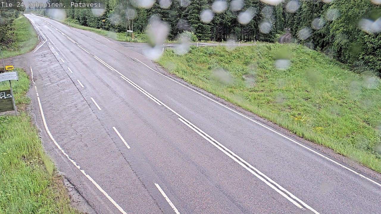 Weather Camera Image Väg 24 Kuhmois, Patavesi, Kuhmoinen, Pirkanmaa