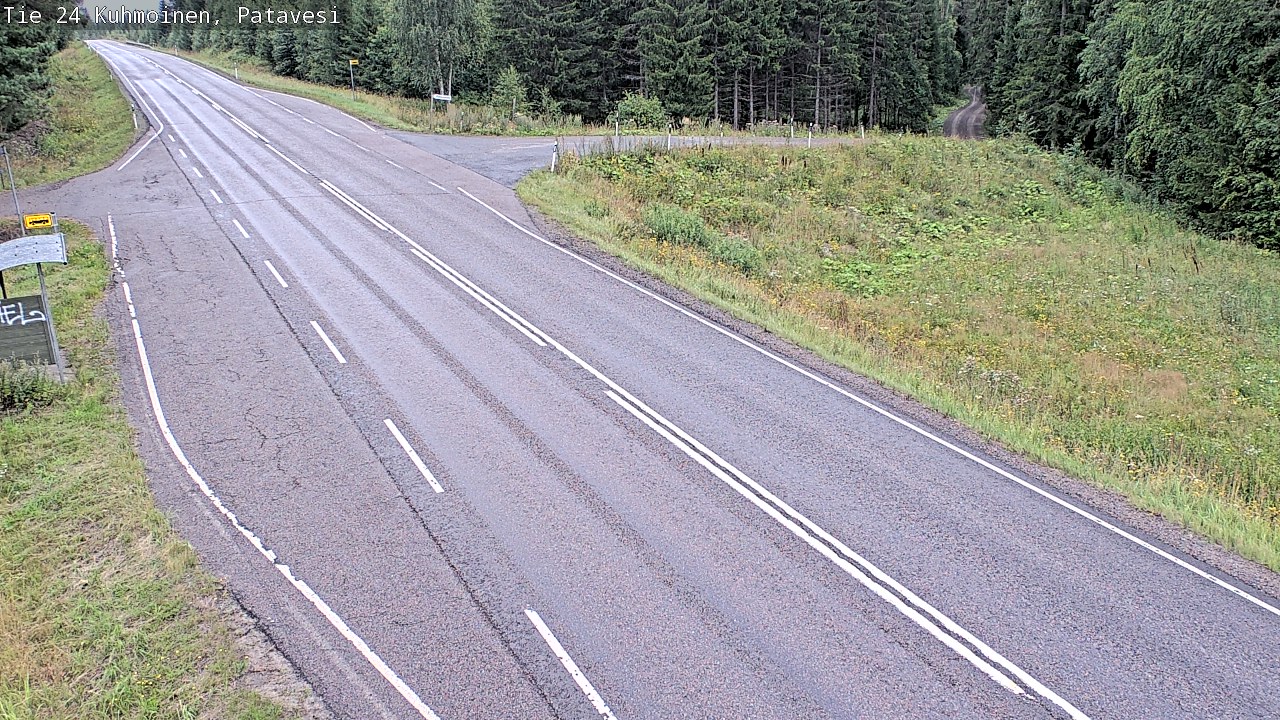 Weather Camera Image Väg 24 Kuhmois, Patavesi, Kuhmoinen, Pirkanmaa