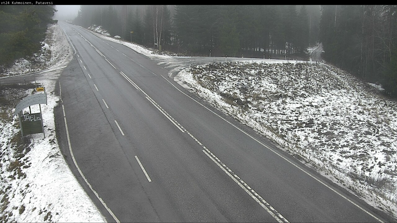 Weather Camera Image Väg 24 Kuhmois, Patavesi, Kuhmoinen, Pirkanmaa
