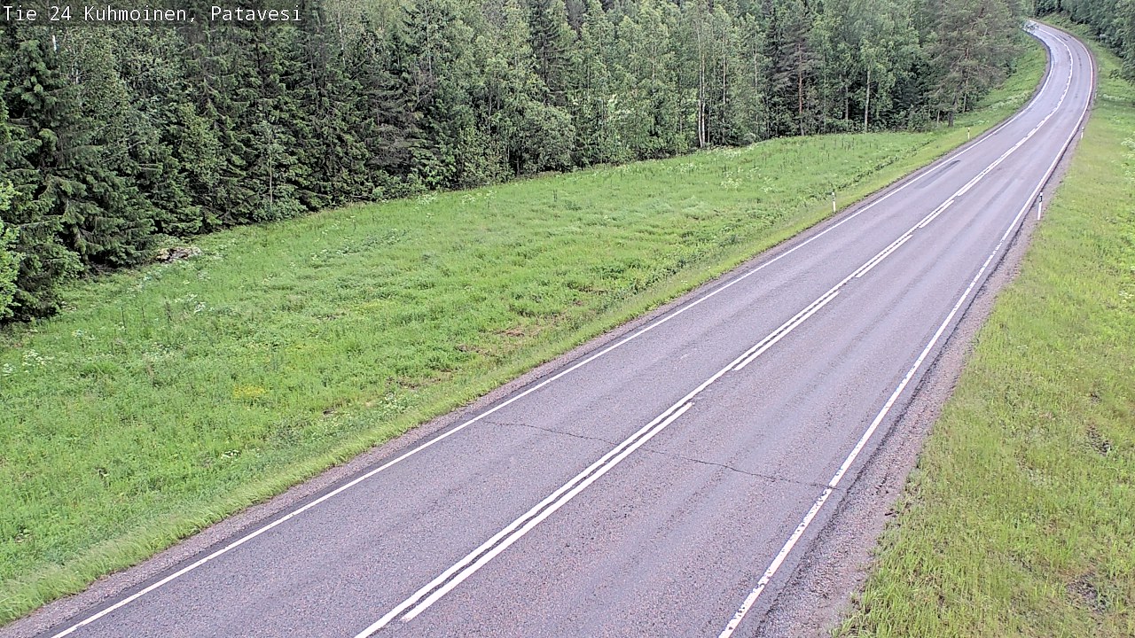 Weather Camera Image Väg 24 Kuhmois, Patavesi, Kuhmoinen, Pirkanmaa