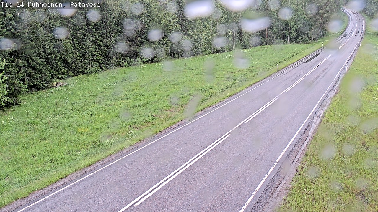 Weather Camera Image Väg 24 Kuhmois, Patavesi, Kuhmoinen, Pirkanmaa