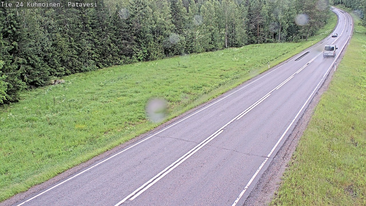 Weather Camera Image Väg 24 Kuhmois, Patavesi, Kuhmoinen, Pirkanmaa
