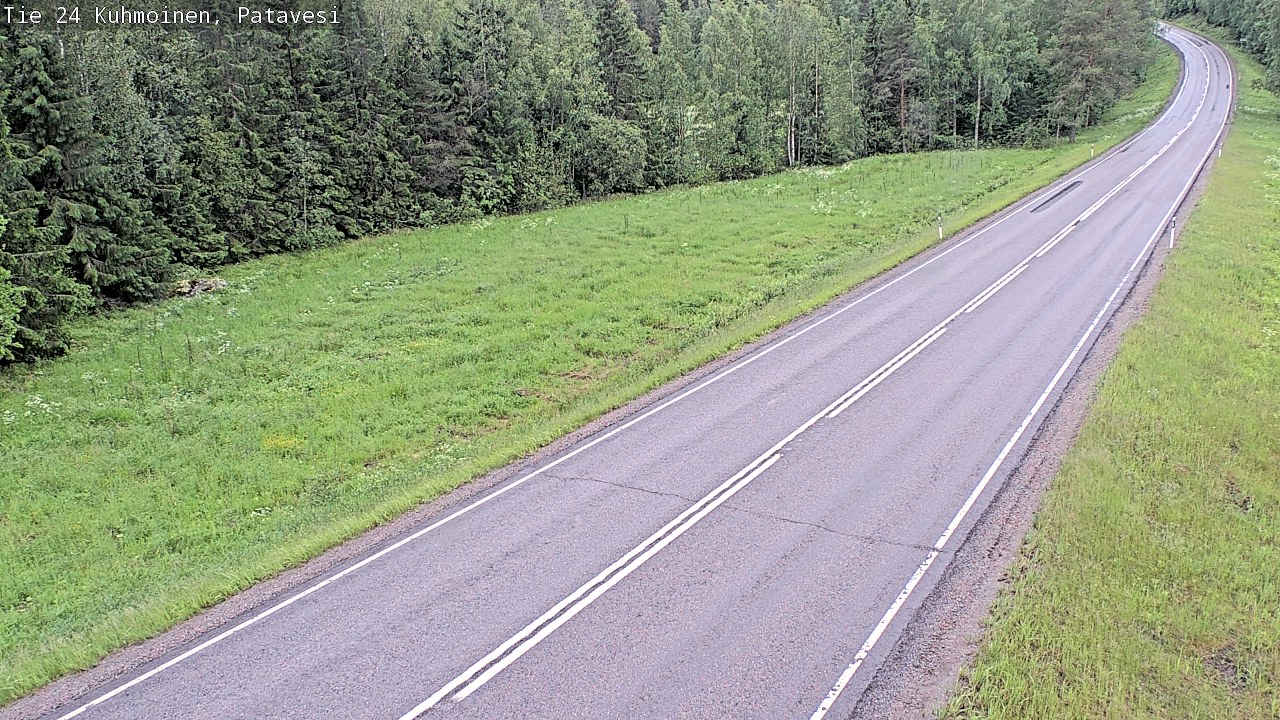 Weather Camera Image Väg 24 Kuhmois, Patavesi, Kuhmoinen, Pirkanmaa