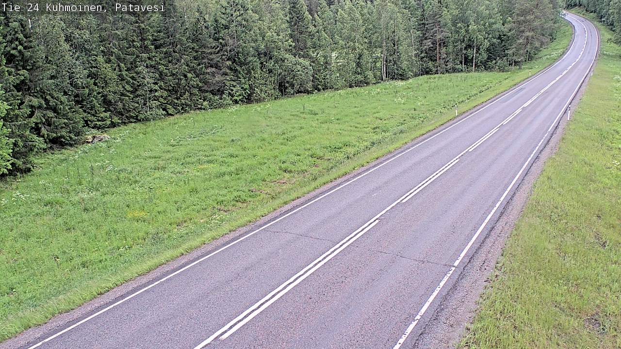 Weather Camera Image Väg 24 Kuhmois, Patavesi, Kuhmoinen, Pirkanmaa