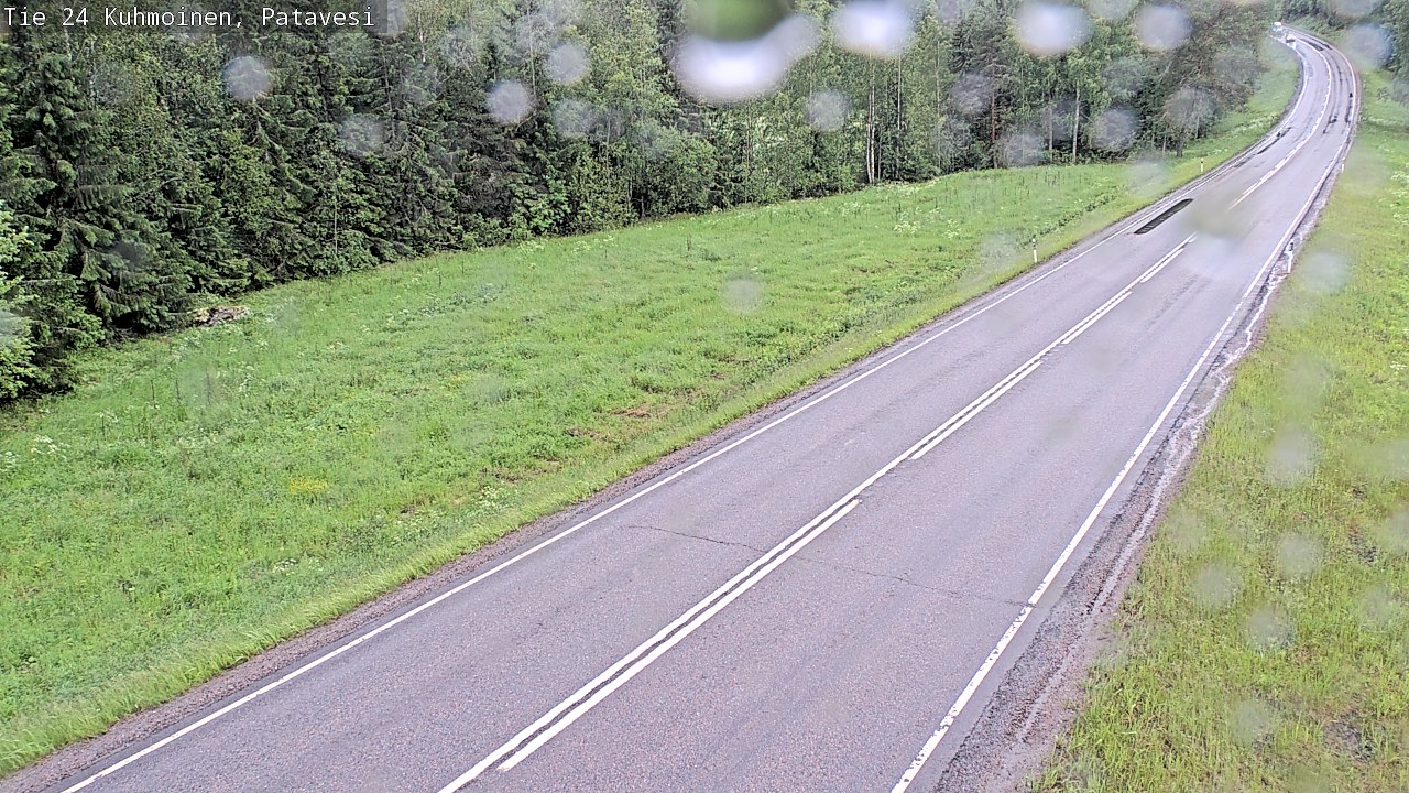 Weather Camera Image Väg 24 Kuhmois, Patavesi, Kuhmoinen, Pirkanmaa