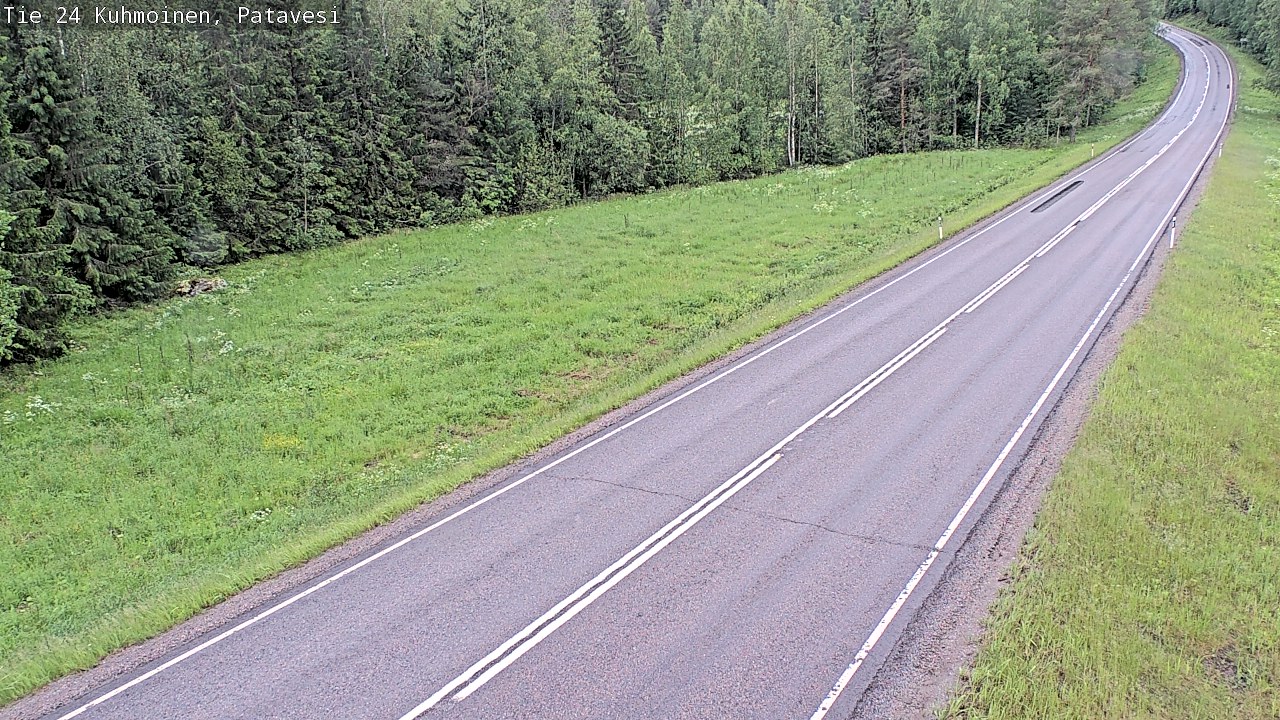 Weather Camera Image Väg 24 Kuhmois, Patavesi, Kuhmoinen, Pirkanmaa