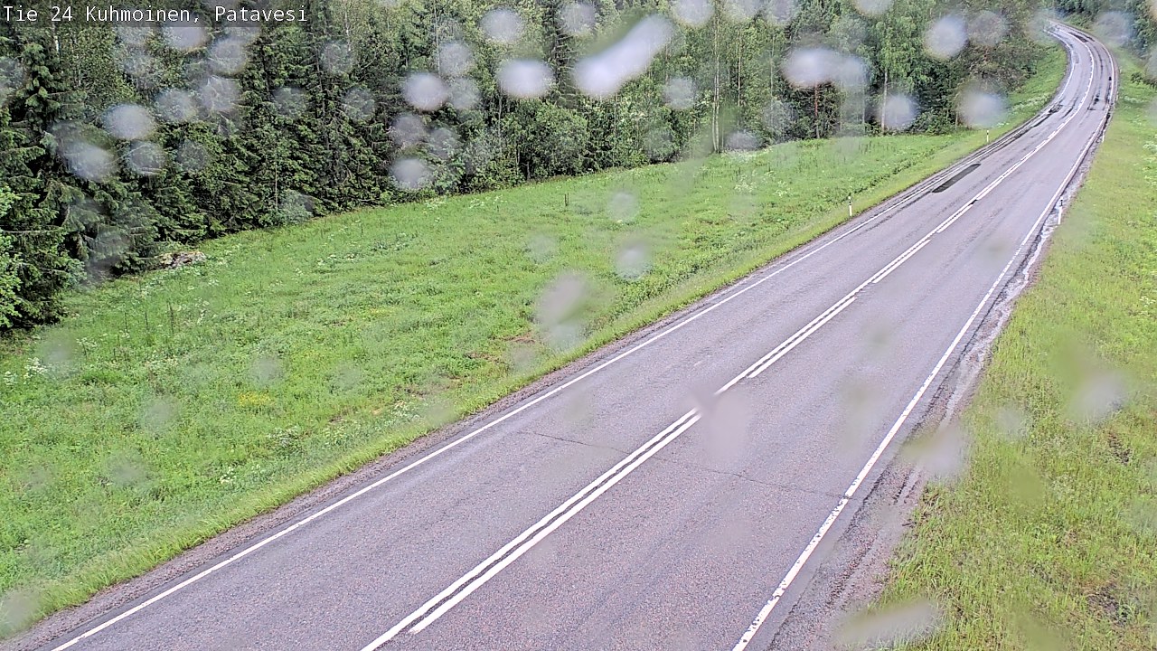 Weather Camera Image Väg 24 Kuhmois, Patavesi, Kuhmoinen, Pirkanmaa
