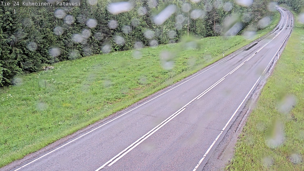 Weather Camera Image Väg 24 Kuhmois, Patavesi, Kuhmoinen, Pirkanmaa
