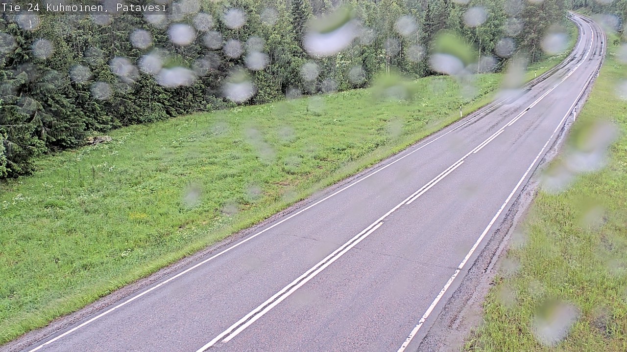 Weather Camera Image Väg 24 Kuhmois, Patavesi, Kuhmoinen, Pirkanmaa