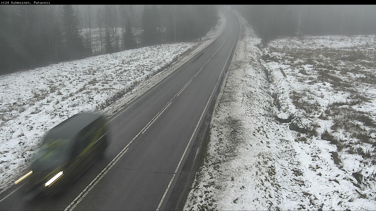Weather Camera Image Väg 24 Kuhmois, Patavesi, Kuhmoinen, Pirkanmaa