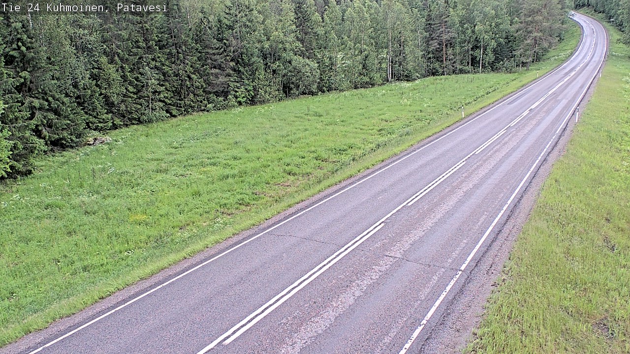 Weather Camera Image Väg 24 Kuhmois, Patavesi, Kuhmoinen, Pirkanmaa