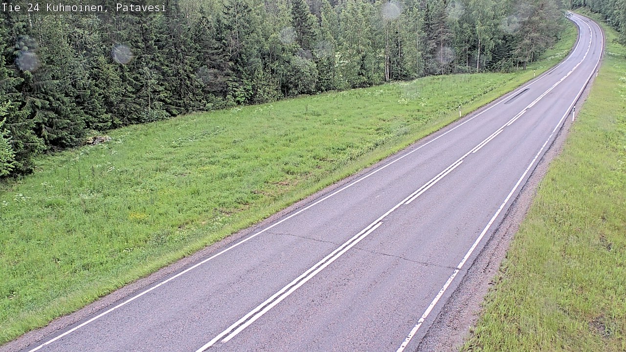 Weather Camera Image Väg 24 Kuhmois, Patavesi, Kuhmoinen, Pirkanmaa