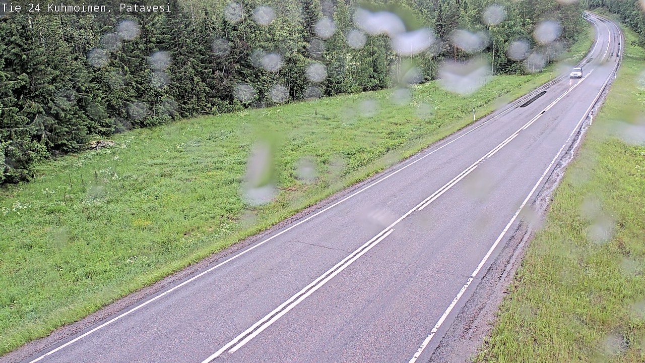 Weather Camera Image Väg 24 Kuhmois, Patavesi, Kuhmoinen, Pirkanmaa