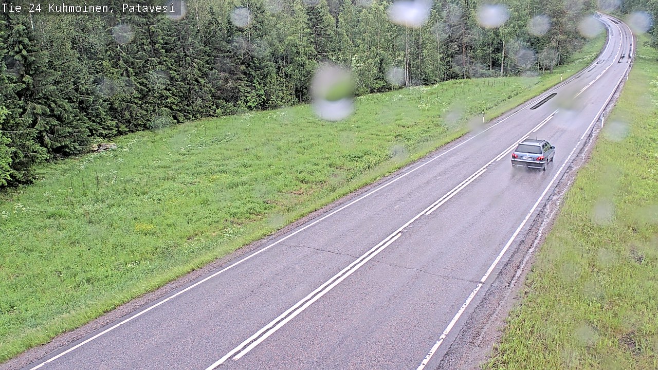 Weather Camera Image Väg 24 Kuhmois, Patavesi, Kuhmoinen, Pirkanmaa