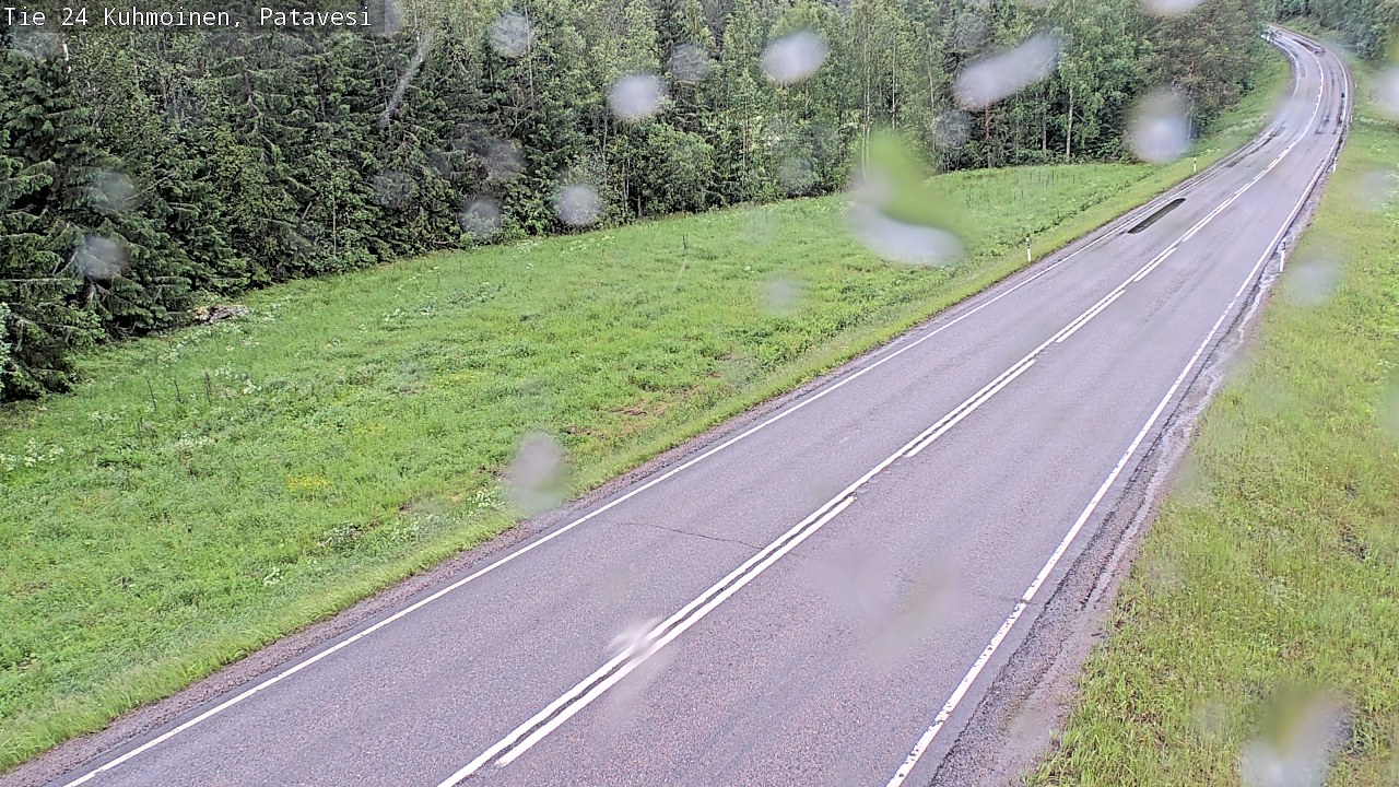 Weather Camera Image Väg 24 Kuhmois, Patavesi, Kuhmoinen, Pirkanmaa