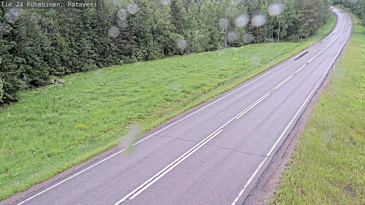 Weather Camera Image Väg 24 Kuhmois, Patavesi, Kuhmoinen, Pirkanmaa