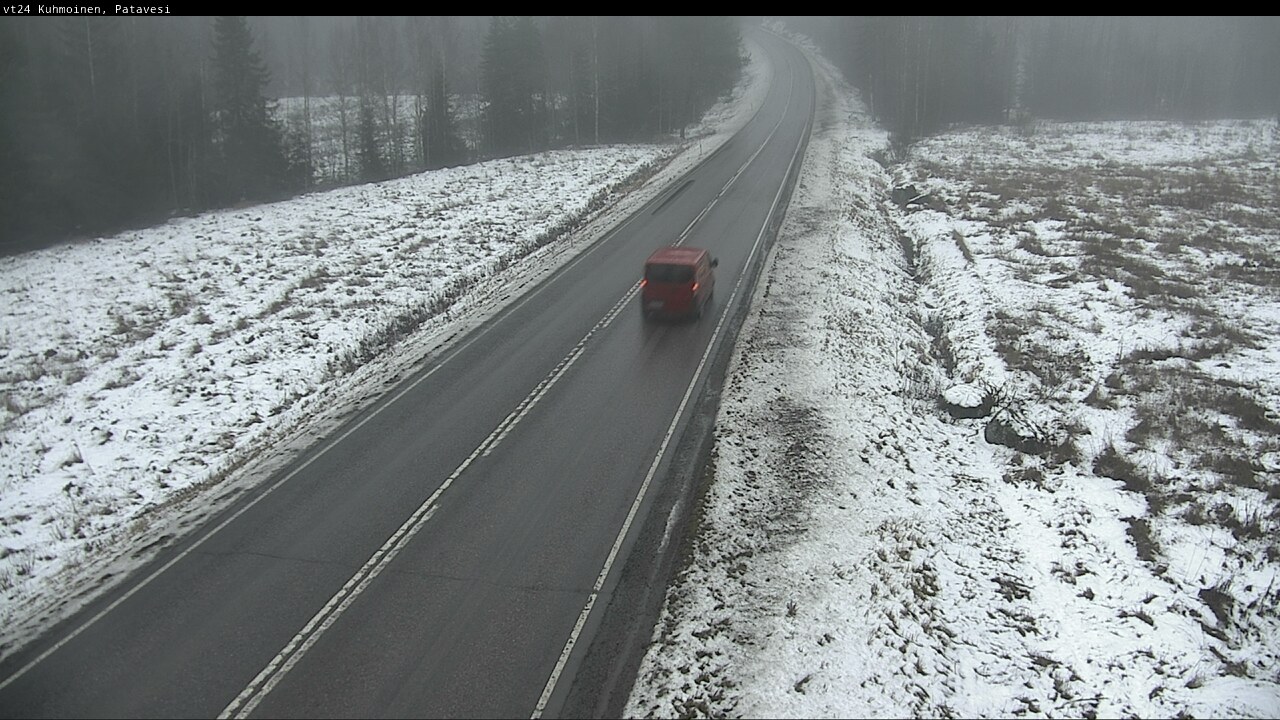 Weather Camera Image Väg 24 Kuhmois, Patavesi, Kuhmoinen, Pirkanmaa