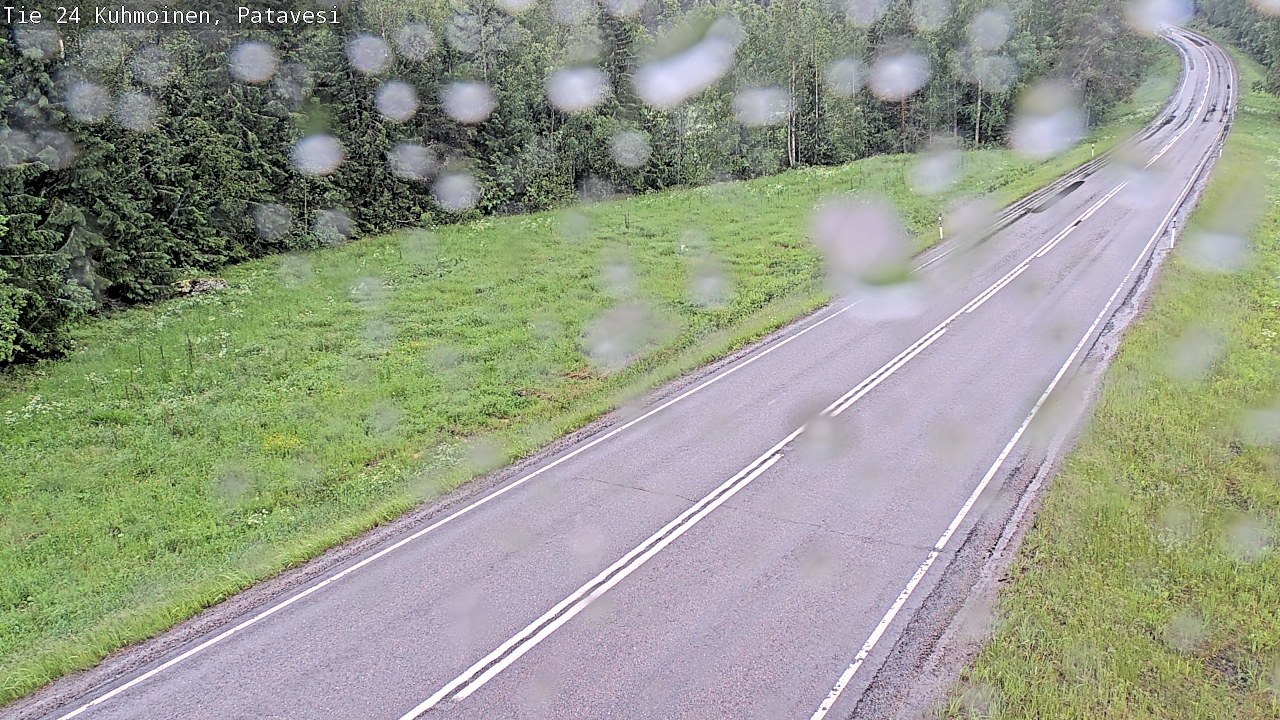 Weather Camera Image Väg 24 Kuhmois, Patavesi, Kuhmoinen, Pirkanmaa