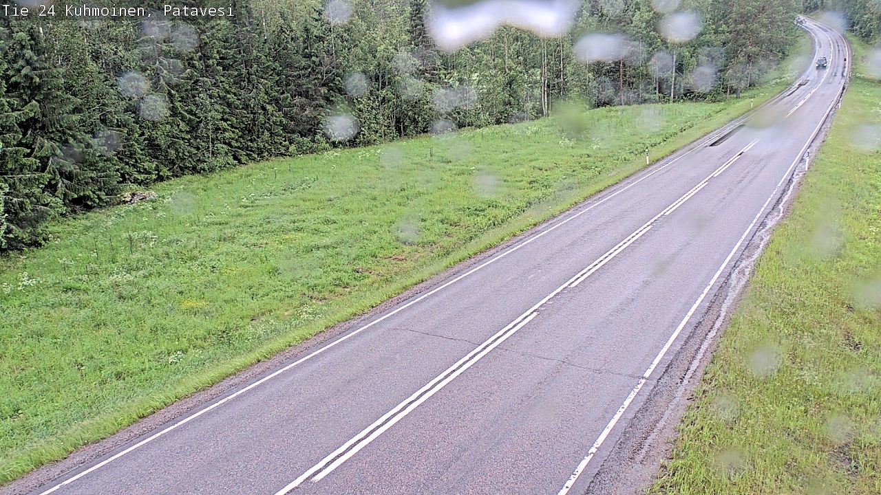 Weather Camera Image Väg 24 Kuhmois, Patavesi, Kuhmoinen, Pirkanmaa