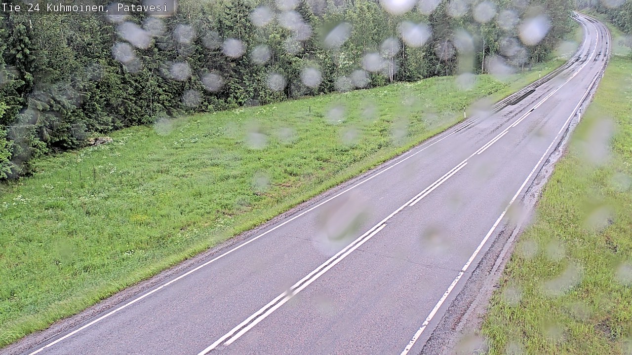 Weather Camera Image Väg 24 Kuhmois, Patavesi, Kuhmoinen, Pirkanmaa