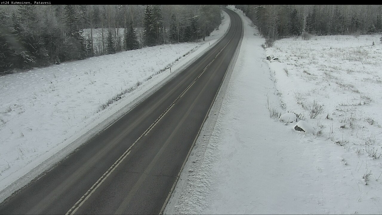 Weather Camera Image Väg 24 Kuhmois, Patavesi, Kuhmoinen, Pirkanmaa