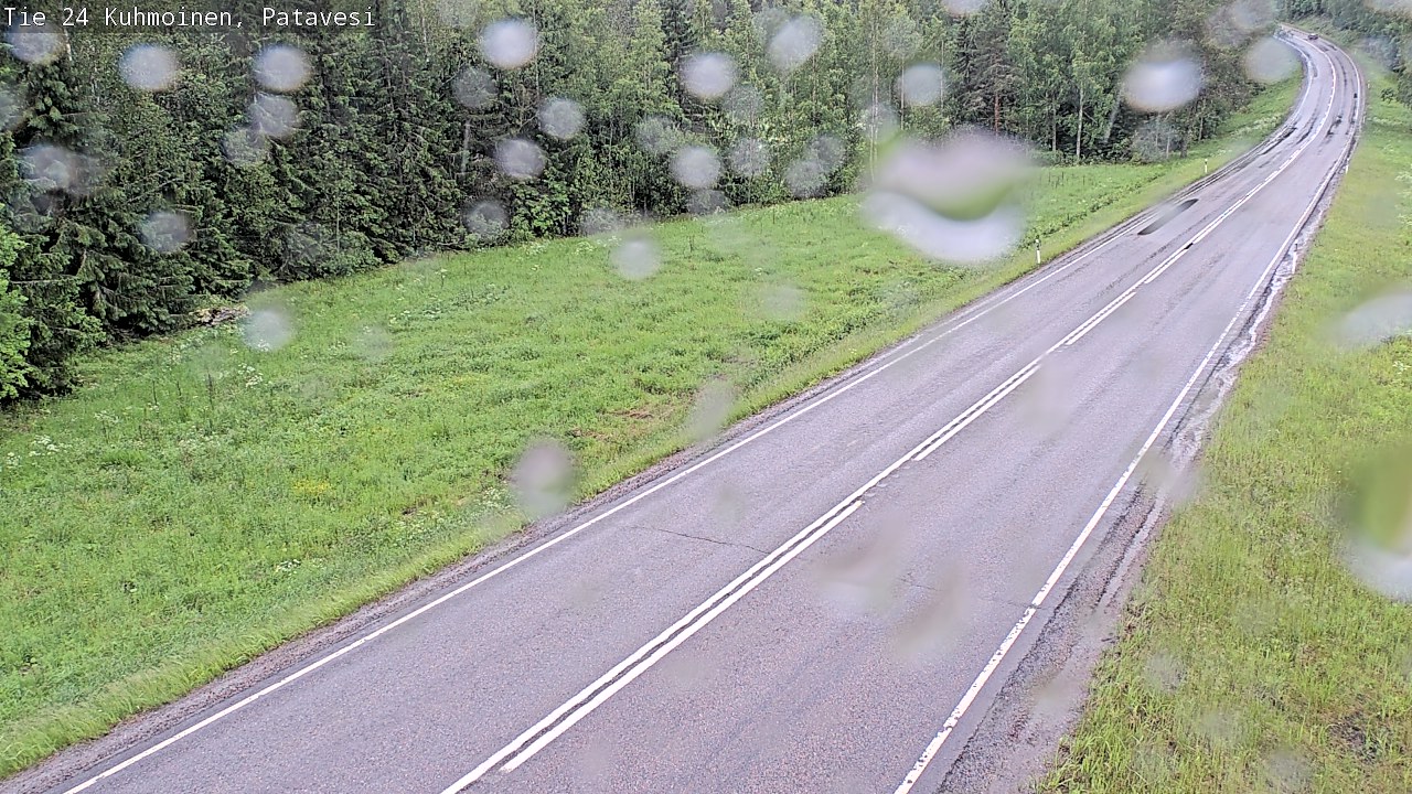 Weather Camera Image Väg 24 Kuhmois, Patavesi, Kuhmoinen, Pirkanmaa