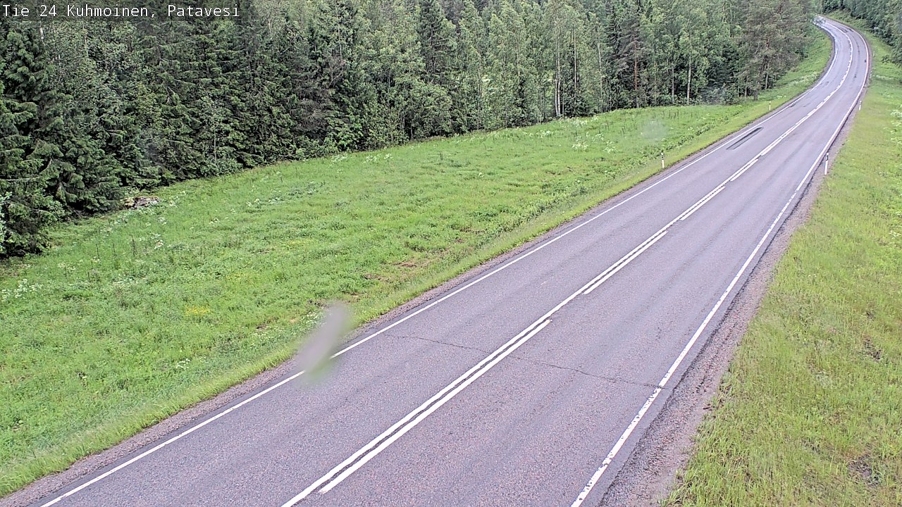 Weather Camera Image Väg 24 Kuhmois, Patavesi, Kuhmoinen, Pirkanmaa