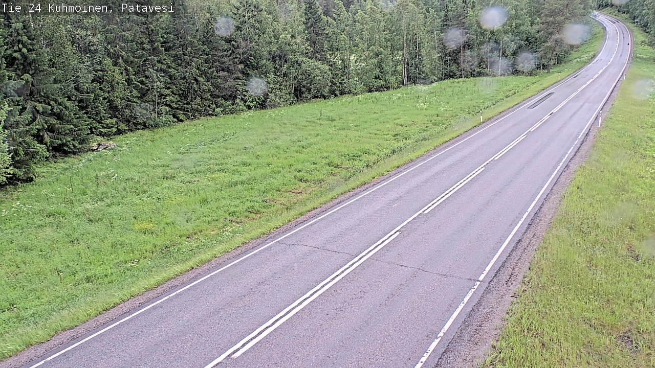 Weather Camera Image Väg 24 Kuhmois, Patavesi, Kuhmoinen, Pirkanmaa