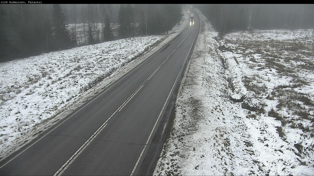 Weather Camera Image Väg 24 Kuhmois, Patavesi, Kuhmoinen, Pirkanmaa