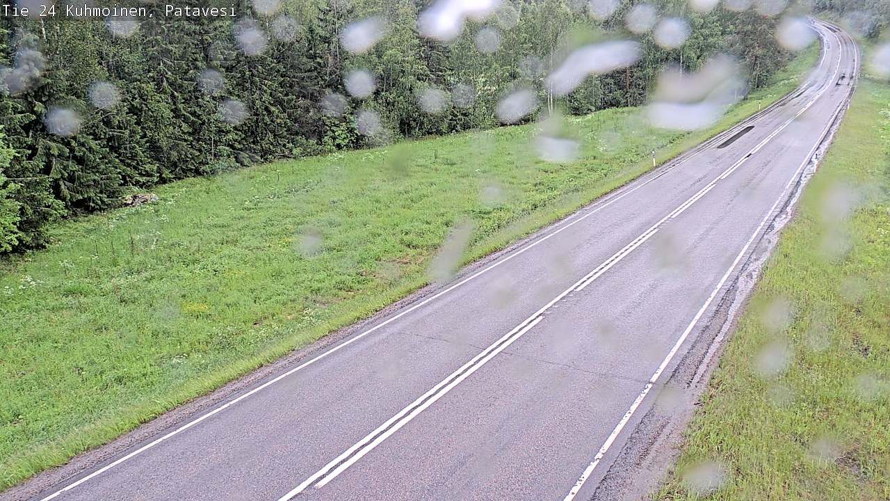 Weather Camera Image Väg 24 Kuhmois, Patavesi, Kuhmoinen, Pirkanmaa