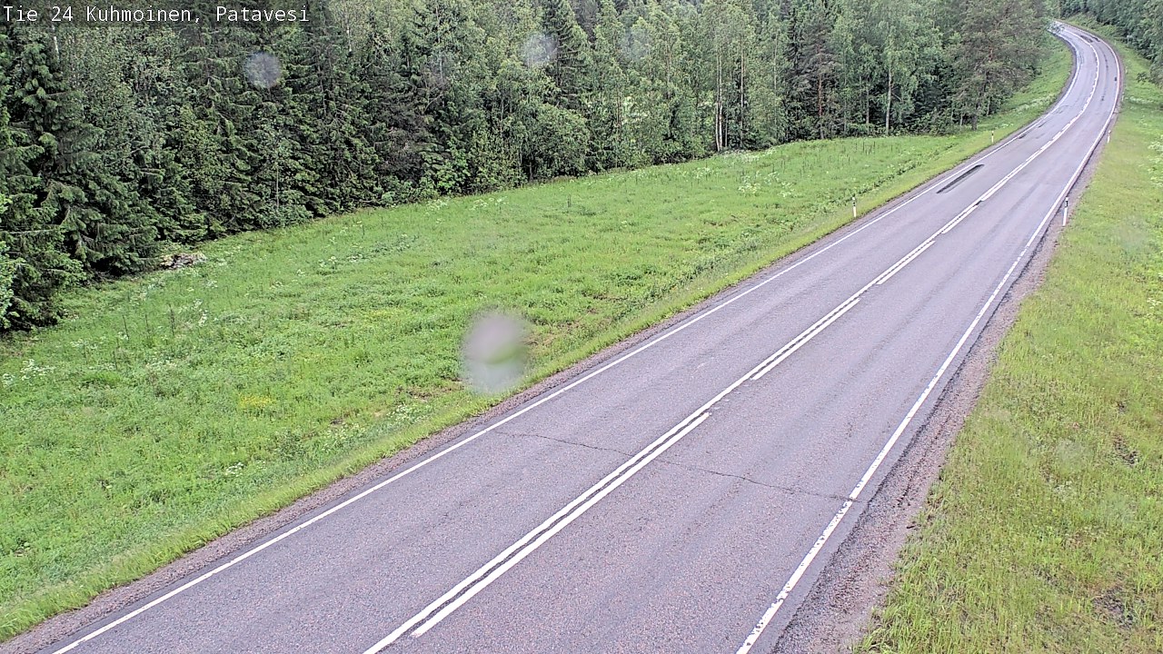 Weather Camera Image Väg 24 Kuhmois, Patavesi, Kuhmoinen, Pirkanmaa