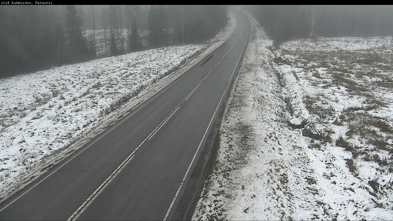 Weather Camera Image Väg 24 Kuhmois, Patavesi, Kuhmoinen, Pirkanmaa
