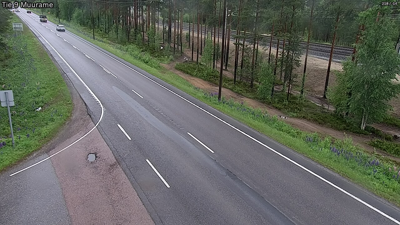 Weather Camera Image Väg 9 Muurame, Muurame, Keski-Suomi