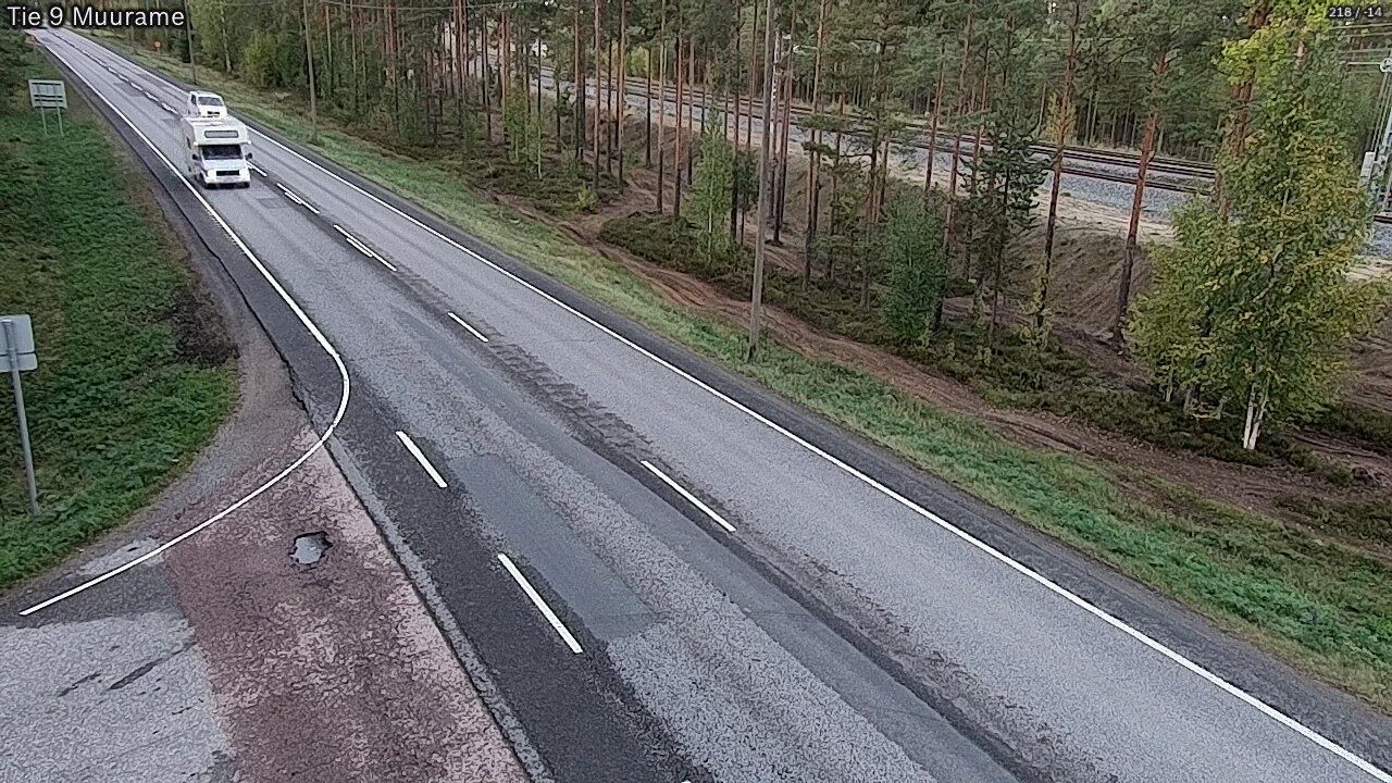 Weather Camera Image Road 9 Muurame, Muurame, Keski-Suomi