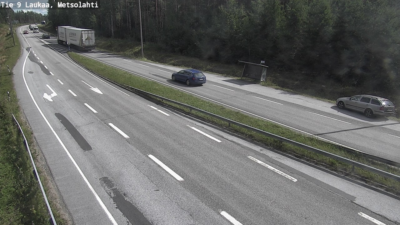 Weather Camera Image Väg 9 Laukaa, Metsolahti, Laukaa, Keski-Suomi