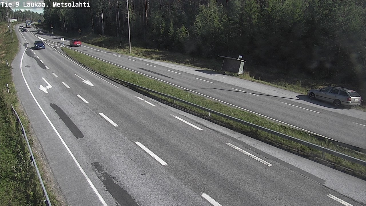 Weather Camera Image Väg 9 Laukaa, Metsolahti, Laukaa, Keski-Suomi