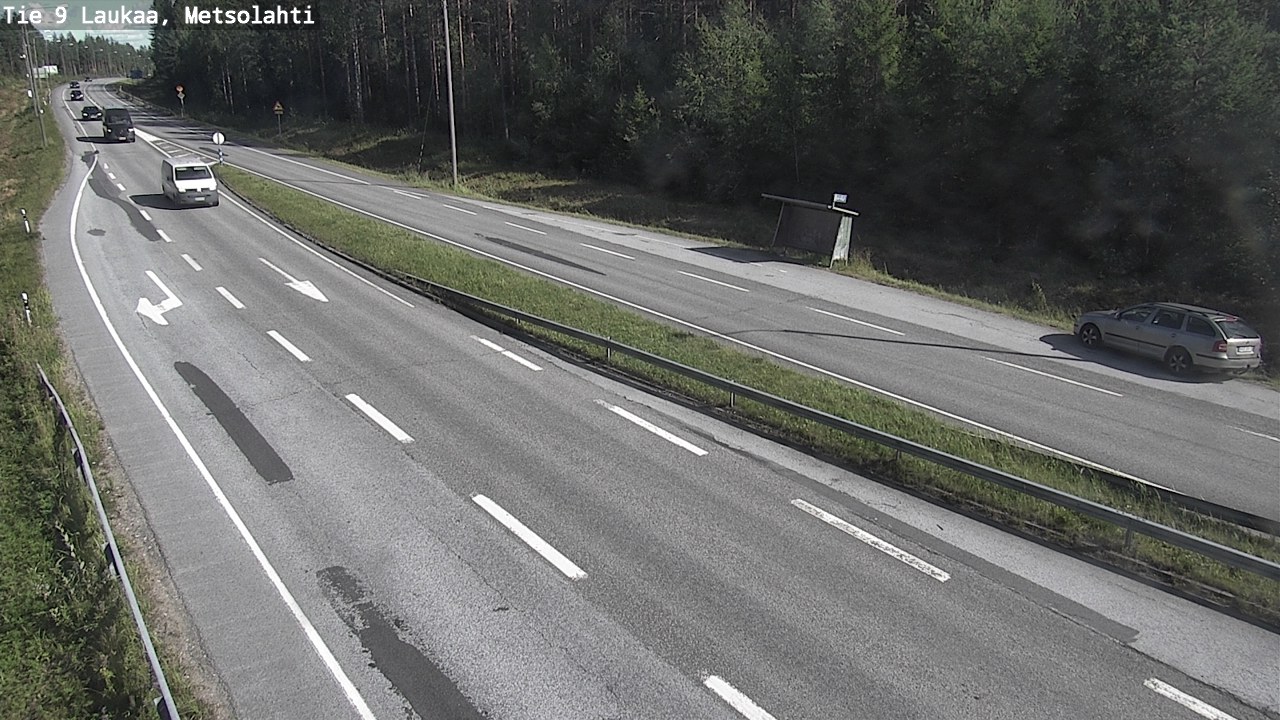 Weather Camera Image Väg 9 Laukaa, Metsolahti, Laukaa, Keski-Suomi