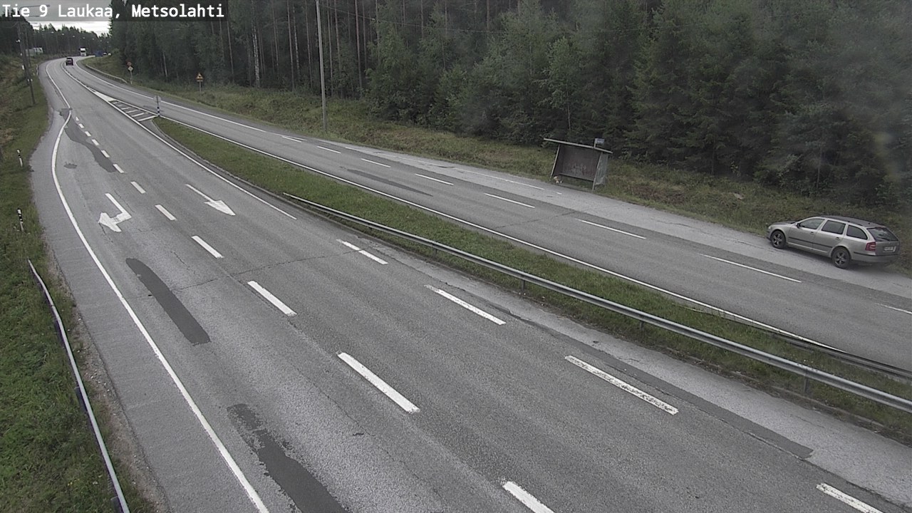 Weather Camera Image Road 9 Laukaa, Metsolahti, Laukaa, Keski-Suomi