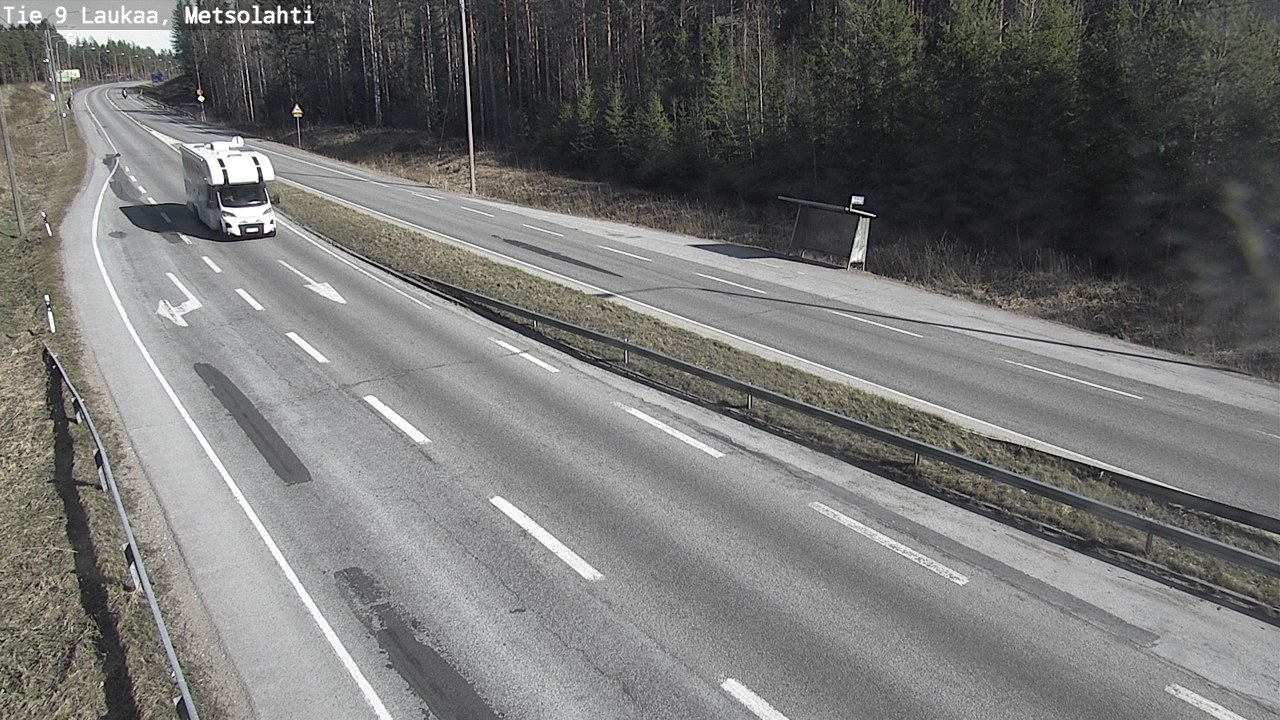 Weather Camera Image Väg 9 Laukaa, Metsolahti, Laukaa, Keski-Suomi