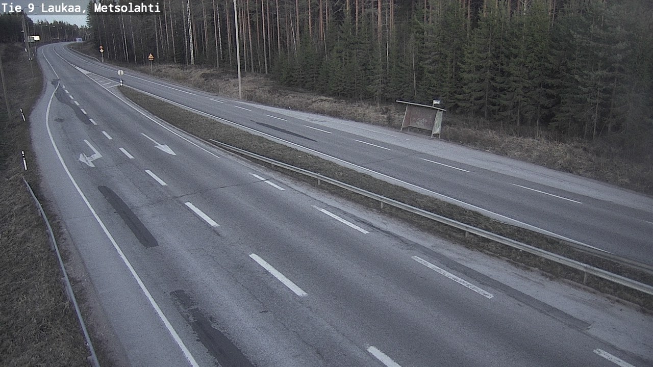 Weather Camera Image Väg 9 Laukaa, Metsolahti, Laukaa, Keski-Suomi