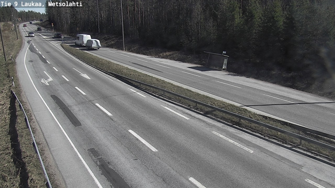 Weather Camera Image Väg 9 Laukaa, Metsolahti, Laukaa, Keski-Suomi